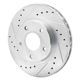 R1 Concepts 1999-2001 Infiniti I30 Front Left Drilled & Slotted Silver Brake Rotor by R1 Concepts 631-67048L