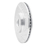 Dynamic Friction 2003-2005 Nissan Murano Front Right Drilled & Slotted Silver Brake Rotor by Dynamic Friction Company 631-67051R