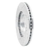 Dynamic Friction 2003-2005 Nissan Murano Front Right Drilled & Slotted Silver Brake Rotor by Dynamic Friction Company 631-67051R