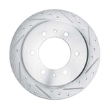 R1 Concepts 1978-1982 Nissan 720 DATSun Front Right Drilled & Slotted Silver Brake Rotor by R1 Concepts 631-67075R