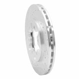 R1 Concepts 1982-1985 Nissan 720 DATSun Front Left Drilled & Slotted Silver Brake Rotor by R1 Concepts 631-67077L