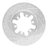 R1 Concepts 1982-1985 Nissan 720 DATSun Front Left Drilled & Slotted Silver Brake Rotor by R1 Concepts 631-67077L