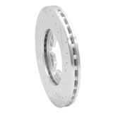 R1 Concepts 1982-1985 Nissan 720 DATSun Front Left Drilled & Slotted Silver Brake Rotor by R1 Concepts 631-67077L