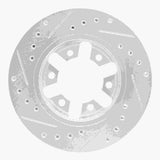 R1 Concepts 1982-1985 Nissan 720 DATSun Front Right Drilled & Slotted Silver Brake Rotor by R1 Concepts 631-67077R