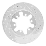 R1 Concepts 1982-1985 Nissan 720 DATSun Front Right Drilled & Slotted Silver Brake Rotor by R1 Concepts 631-67077R