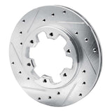 R1 Concepts 1983-1985 Nissan 720 DATSun Front Left Drilled & Slotted Silver Brake Rotor by R1 Concepts 631-67078L
