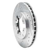 R1 Concepts 1985-2012 Nissan Urvan (Mexico) Front Left Drilled & Slotted Silver Brake Rotor by R1 Concepts 631-67079L