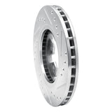 R1 Concepts 1985-2012 Nissan Urvan (Mexico) Front Left Drilled & Slotted Silver Brake Rotor by R1 Concepts 631-67079L