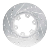 R1 Concepts 1985-2002 Nissan Pathfinder Front Right Drilled & Slotted Silver Brake Rotor by R1 Concepts 631-67080R