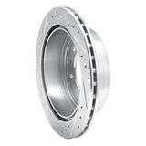 R1 Concepts 1988-1995 Nissan Pathfinder Rear Right Drilled & Slotted Silver Brake Rotor by R1 Concepts 631-67083R