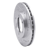 R1 Concepts 1998-2015 Nissan Frontier Front Right Drilled & Slotted Silver Brake Rotor by R1 Concepts 631-67085R