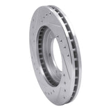 R1 Concepts 1998-2015 Nissan Frontier Front Right Drilled & Slotted Silver Brake Rotor by R1 Concepts 631-67085R