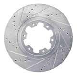 R1 Concepts 1998-2004 Infiniti QX4 Front Left Drilled & Slotted Silver Brake Rotor by R1 Concepts 631-67086L