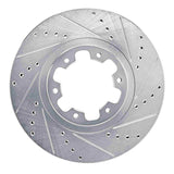 R1 Concepts 1998-2004 Infiniti QX4 Front Right Drilled & Slotted Silver Brake Rotor by R1 Concepts 631-67086R