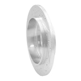 Dynamic Friction 2004-2015 Infiniti QX56 Rear Right Drilled & Slotted Silver Brake Rotor by Dynamic Friction Company 631-67090R
