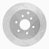 Dynamic Friction 2005-2012 Nissan Pathfinder Rear Right Drilled & Slotted Silver Brake Rotor by Dynamic Friction Company 631-67093R