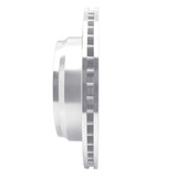 Dynamic Friction 2012-2021 Nissan NV3500 Rear Left Drilled & Slotted Silver Brake Rotor by Dynamic Friction Company 631-67101L