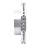 Dynamic Friction 2012-2021 Nissan NV3500 Front Left Drilled & Slotted Silver Brake Rotor by Dynamic Friction Company 631-67102L