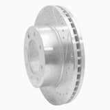 Dynamic Friction 2012-2021 Nissan NV2500 Front Right Drilled & Slotted Silver Brake Rotor by Dynamic Friction Company 631-67102R