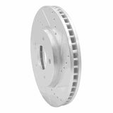 Dynamic Friction 2011-2025 Chevrolet City Express Front Right Drilled & Slotted Silver Brake Rotor by Dynamic Friction Company 631-67103R