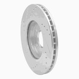 Dynamic Friction 2014-2023 Nissan Qashqai (Canada) Front Right Drilled & Slotted Silver Brake Rotor by Dynamic Friction Company 631-67106R