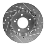 R1 Concepts 1993-2002 Mercury Villager Front Left Drilled & Slotted Silver Brake Rotor by R1 Concepts 631-67107L