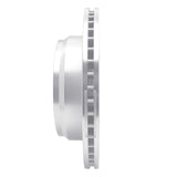 Dynamic Friction 2016-2024 Nissan Titan XD Rear Left Drilled & Slotted Silver Brake Rotor by Dynamic Friction Company 631-67109L