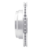 Dynamic Friction 2016-2024 Nissan Titan XD Rear Right Drilled & Slotted Silver Brake Rotor by Dynamic Friction Company 631-67109R