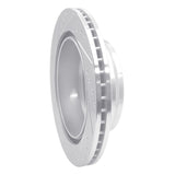 Dynamic Friction 2016-2024 Nissan Titan XD Rear Right Drilled & Slotted Silver Brake Rotor by Dynamic Friction Company 631-67109R