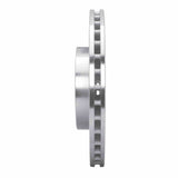 Dynamic Friction 2017-2025 Nissan Versa Front Left Drilled & Slotted Silver Brake Rotor by Dynamic Friction Company 631-67112L