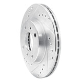 R1 Concepts 1990-1992 Infiniti M30 Front Left Drilled & Slotted Silver Brake Rotor by R1 Concepts 631-68000L