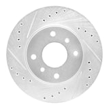 R1 Concepts 1990-1992 Infiniti M30 Front Left Drilled & Slotted Silver Brake Rotor by R1 Concepts 631-68000L