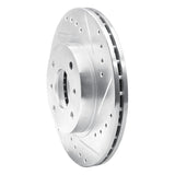 R1 Concepts 1990-1992 Infiniti M30 Front Right Drilled & Slotted Silver Brake Rotor by R1 Concepts 631-68000R