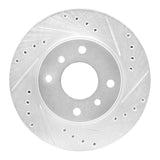 R1 Concepts 1990-1992 Infiniti M30 Front Right Drilled & Slotted Silver Brake Rotor by R1 Concepts 631-68000R
