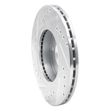 R1 Concepts 1990-1992 Infiniti M30 Front Right Drilled & Slotted Silver Brake Rotor by R1 Concepts 631-68000R