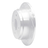 R1 Concepts 1990-1992 Infiniti M30 Rear Left Drilled & Slotted Silver Brake Rotor by R1 Concepts 631-68001L