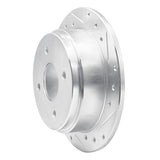 R1 Concepts 1990-1992 Infiniti M30 Rear Right Drilled & Slotted Silver Brake Rotor by R1 Concepts 631-68001R