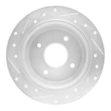 R1 Concepts 1990-1992 Infiniti M30 Rear Right Drilled & Slotted Silver Brake Rotor by R1 Concepts 631-68001R