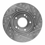R1 Concepts 1990-1997 Infiniti J30 Front Left Drilled & Slotted Silver Brake Rotor by R1 Concepts 631-68002L