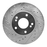 R1 Concepts 1990-1997 Infiniti J30 Front Left Drilled & Slotted Silver Brake Rotor by R1 Concepts 631-68002L
