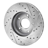 R1 Concepts 1990-1997 Infiniti J30 Front Left Drilled & Slotted Silver Brake Rotor by R1 Concepts 631-68002L