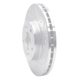 R1 Concepts 1990-1997 Infiniti J30 Front Right Drilled & Slotted Silver Brake Rotor by R1 Concepts 631-68002R