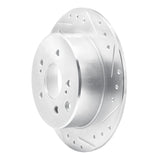 R1 Concepts 1990-1996 Infiniti Q45 Rear Right Drilled & Slotted Silver Brake Rotor by R1 Concepts 631-68003R