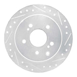 R1 Concepts 1990-1996 Infiniti Q45 Rear Right Drilled & Slotted Silver Brake Rotor by R1 Concepts 631-68003R