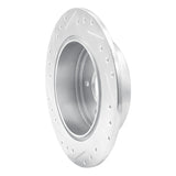 R1 Concepts 1990-1996 Infiniti Q45 Rear Right Drilled & Slotted Silver Brake Rotor by R1 Concepts 631-68003R