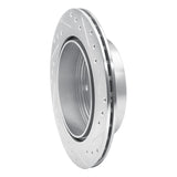R1 Concepts 1993-2001 Infiniti J30 Rear Left Drilled & Slotted Silver Brake Rotor by R1 Concepts 631-68004L
