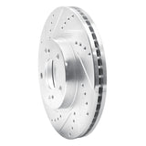 R1 Concepts 1997-2001 Infiniti Q45 Front Left Drilled & Slotted Silver Brake Rotor by R1 Concepts 631-68005L