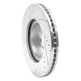 R1 Concepts 1997-2001 Infiniti Q45 Front Right Drilled & Slotted Silver Brake Rotor by R1 Concepts 631-68005R