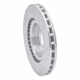Dynamic Friction 2003-2008 Infiniti G35 Front Left Drilled & Slotted Silver Brake Rotor by Dynamic Friction Company 631-68008L