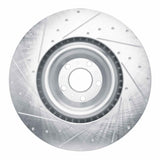 R1 Concepts 03-18 Bentley Flying Spur Front Right Drilled & Slotted Silver Brake Rotor by R1 Concepts RNC-631-69000R